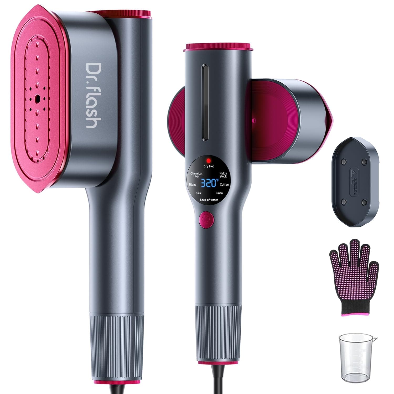 DRFLASH 2-in-1 Handheld Steamer & Iron — home product photo, view 1 of 7