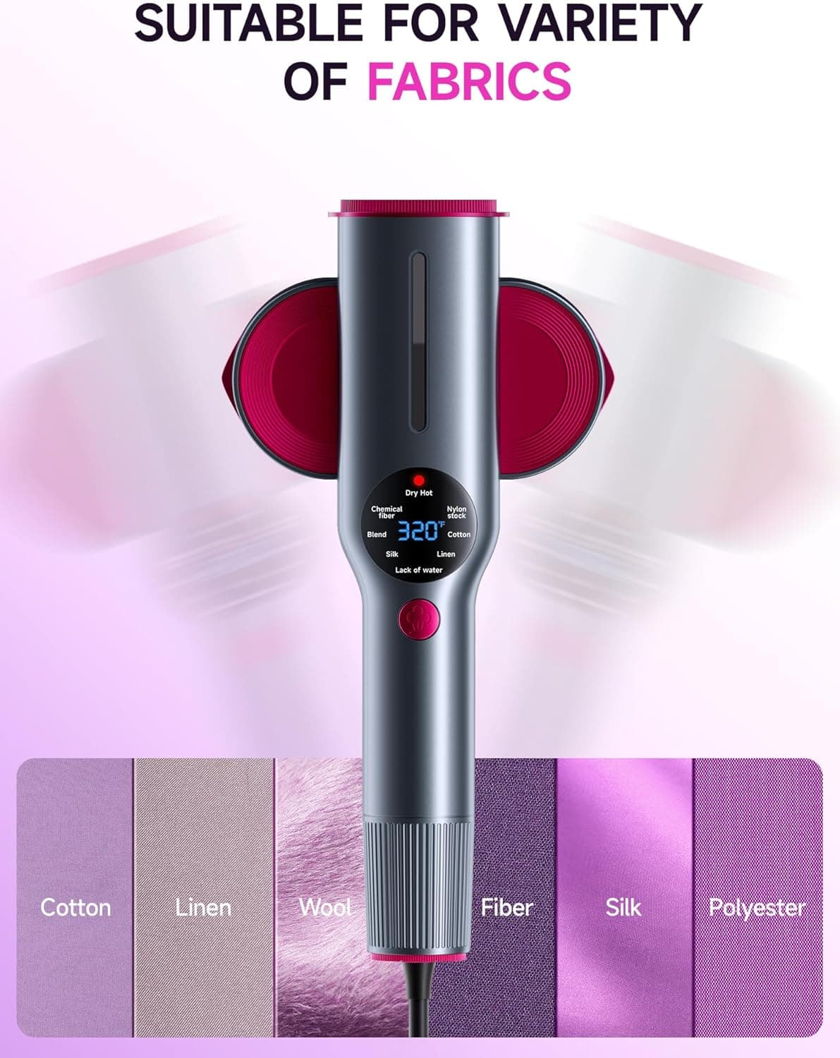 DRFLASH 2-in-1 Handheld Steamer & Iron — home product photo, view 5 of 7