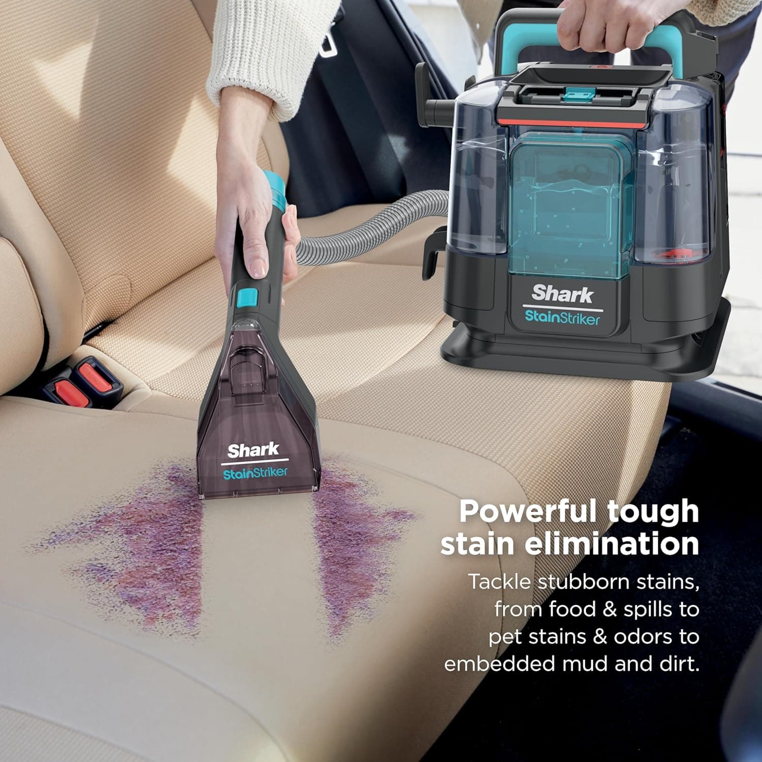 Shark StainStriker Portable Carpet & Upholstery Cleaner — home product photo, view 3 of 7